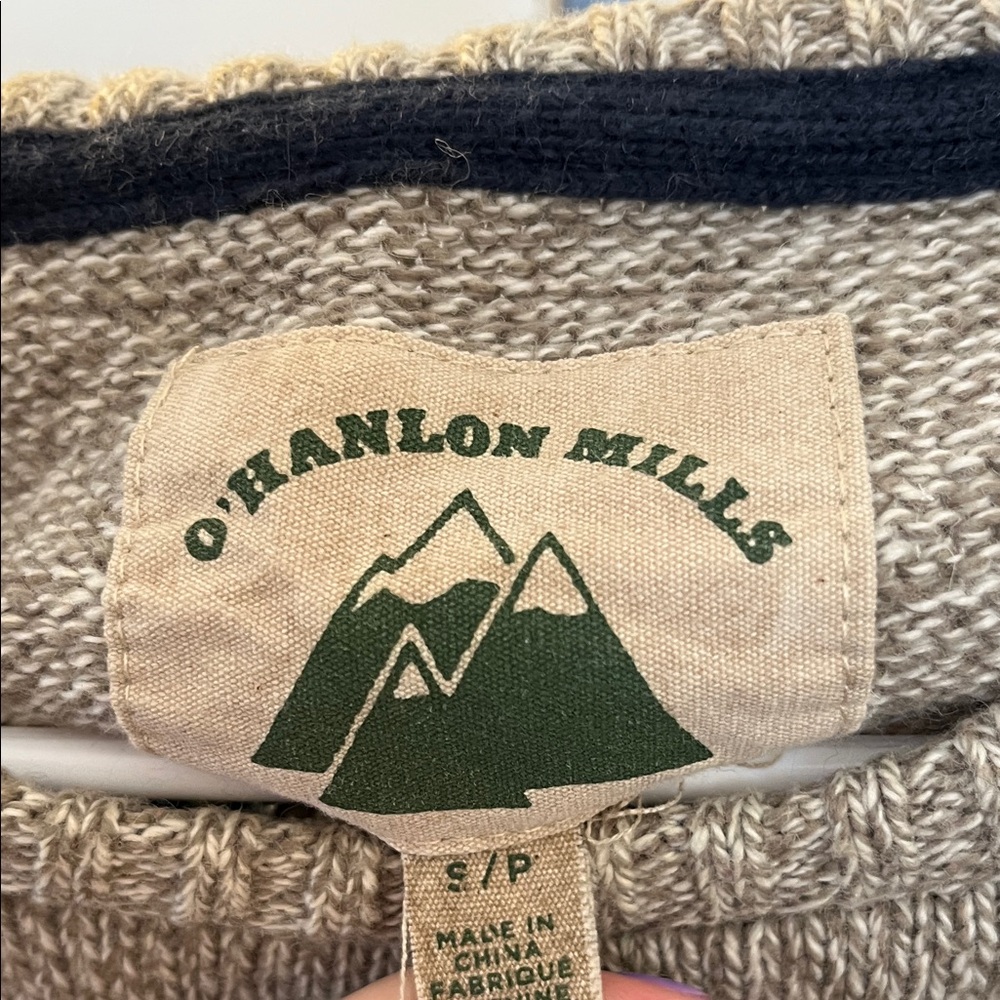 Men's Beige Patterned Sweater - Picture 2 of 4